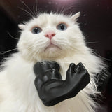 2pc Hilarious Muscle Arm Pet Costume Prop - Funny Novelty Arms for Cats & Small Dogs(red)