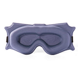 3pc 6D Contoured Zero-Pressure Sleep Mask - 360 Light Blocking Eye Mask with Adjustable Strap(Purple)