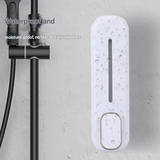 2 Pcs White Modern Wall-Mounted Press Soap Dispenser - 300ml Refillable Pump for Bathroom & Kitchen