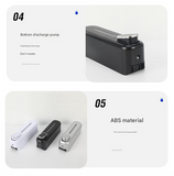 2 Pcs White Modern Wall-Mounted Press Soap Dispenser - 300ml Refillable Pump for Bathroom & Kitchen