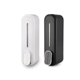 2 Pcs (White + Black) Modern Wall-Mounted Press Soap Dispenser - 300ml Refillable Pump for Bathroom & Kitchen