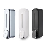 2 Pcs (White + Black) Modern Wall-Mounted Press Soap Dispenser - 300ml Refillable Pump for Bathroom & Kitchen