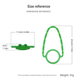 2 Pcs Blue Cat Adorable Animal Silicone Cup Carrier - Portable Reusable Handle for Water Cup(cup not included)