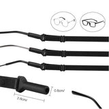 (10-Pack) Adjustable Anti-Slip Eyeglass Straps - Secure Sports Eyewear Retainer Cord for Men, Women & Kids