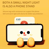 Adorable Milk Carton LED Night Light - USB Rechargeable Silicone Lamp with Tap Control, Timer & 3 Brightness Levels