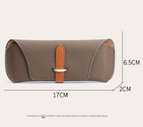 3 Pack Grey Chic Portable Glasses Case Set - Anti-Pressure Sunglass & Myopia Eyewear Protectors