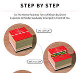 2026 Christmas Arch 3D Memo Pad - Creative Festive Gift & Desk Ornament