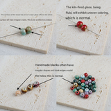 3-PCS Fresh & Whimsical Christmas Ceramic Braided Bracelet - Cartoon Animal Hand Rope, Artistic Hand Jewelry