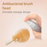 2pc*Effortless & Hygienic Portable Baby Bottle Cleaning Set(white)