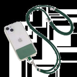 3-Pack Adjustable Green Crossbody Phone Lanyards – Dual Wear Modes, Two-Ways of Hanging,Ultra-Slim 0.6mm Patch