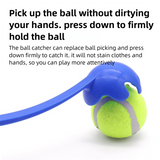 3-Pack Blue PP Dog Tennis Ball Launcher Stick(48 × 8 CM) - Manual Fetch Thrower for Long Distance Outdoor Training & Hands-Free Pickup