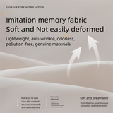 6-Piece Black Memory Fabric Travel Compression Packing Cubes Set - Waterproof, Anti-Wrinkle Luggage Organizer & Space Saver