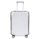 2-Pack 24" Clear PVC Luggage Cover - Heavy-Duty Waterproof & Scratch-Resistant Suitcase Protector
