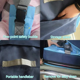 Pink Multi-Functional Portable Highchair Booster Seat for Infants & Kids - Ultra-Lightweight Foldable Travel Dining Chair Bag