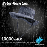 2-Pack Green Men's Adjustable Sun Protection Hat - Wide Brim, Deep Crown, Quick Dry Breathable Sun Cap with Neck Flap for Hiking & Outdoors