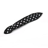 20-Pack Black Polka Dot Bow Sponge Hair Rollers Set -  Soft Sleep Pillow Lazy No-Heat Curler for Heatless Loose Curls Hair Style