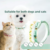 2-Pcs Pink Pet Insect Repellent Collar with Plant-Based Essential Oils – Adjustable, Water-Washable & Safe for Dogs and Cats(36cm)