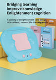 Pink Cat Talking  Cards Educational Toy for Toddlers 112 Cards Audible Preschool Learning Machine Early Childhood Development Interactive Reading Cards with Rechargeable Battery ABS Material