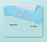 Blue Cat Talking  Cards Educational Toy for Toddlers 112 Cards Audible Preschool Learning Machine Early Childhood Development Interactive Reading Cards with Rechargeable Battery ABS Material
