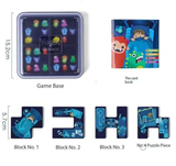 Monster Maze Puzzle Game 60 Challenges Logic Brain Teaser Parent-Child Interactive Board Game Concentration Training Plastic Material 4+ Years Educational Toy