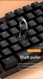Black 20-in-1 Multi-Purpose Cleaning Kit - Ergonomic ABS Handle with Dust Blower, Keyboard Cleaner & Screen Wipes - Compact Storage for Tech & Home Maintenance