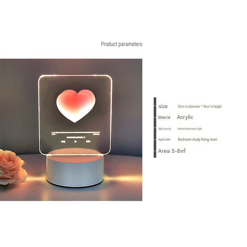 Creative Romantic Home Gift Set - White Dual Spray USB Humidifier with  Warm LED Night Light and White Acrylic Decorative Ambient Lamp, Portable Lamp and Car Humidifier Bundle for Bedroom Office Living Room