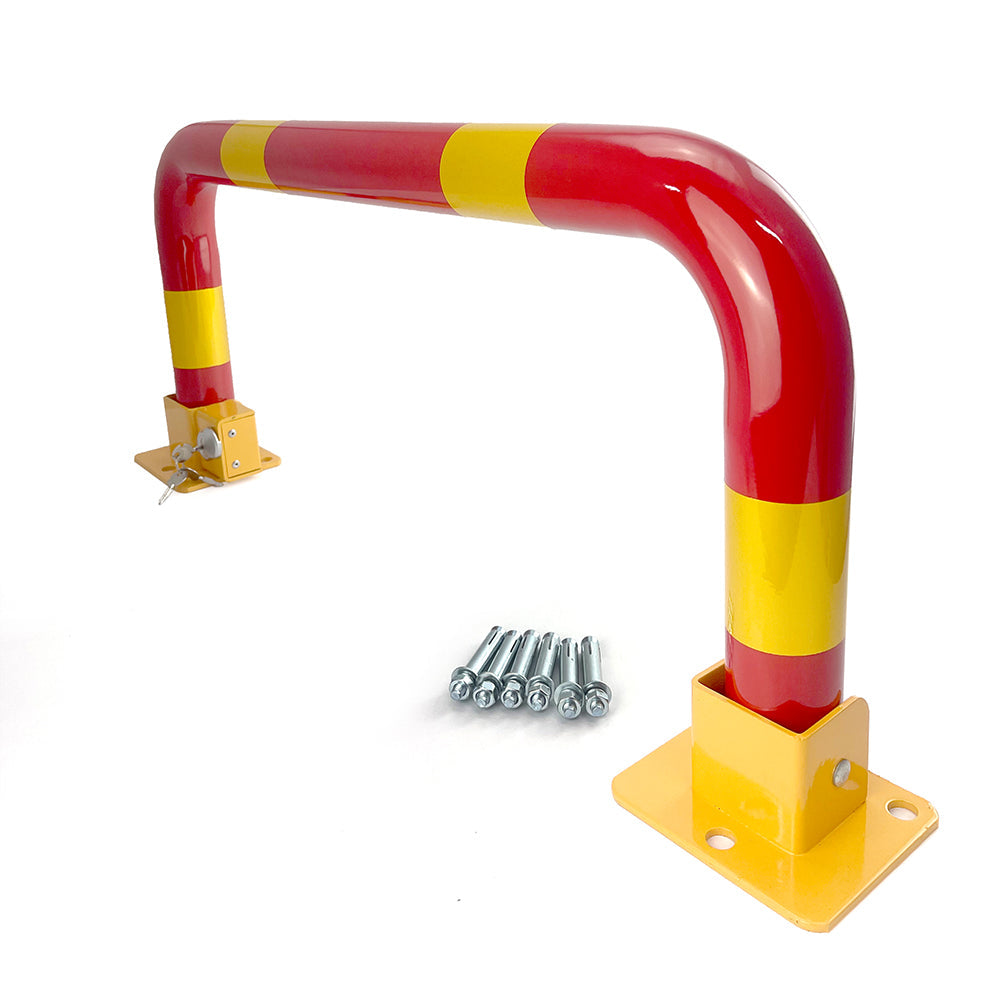Traffic Control & Parking Tools: Arch Parking Barrier Fold Down Vehicle Security Locker Keyed Alike