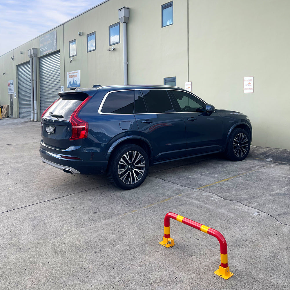 Traffic Control & Parking Tools: Arch Parking Barrier Fold Down Vehicle Security Locker Keyed Alike