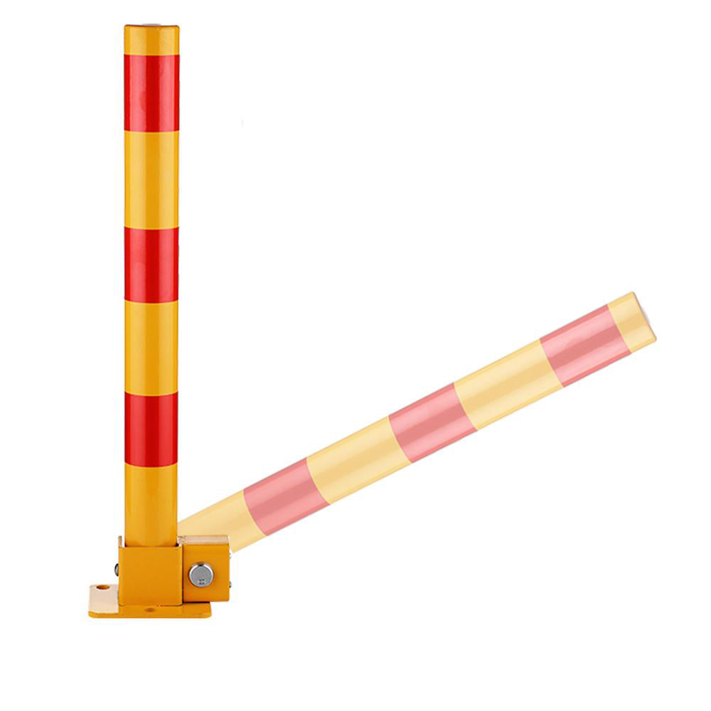 Traffic Control & Parking Tools: Fold Down Vehicle Security Car Parking Lock Safety Barrier Bollard Locker Barrier -Red