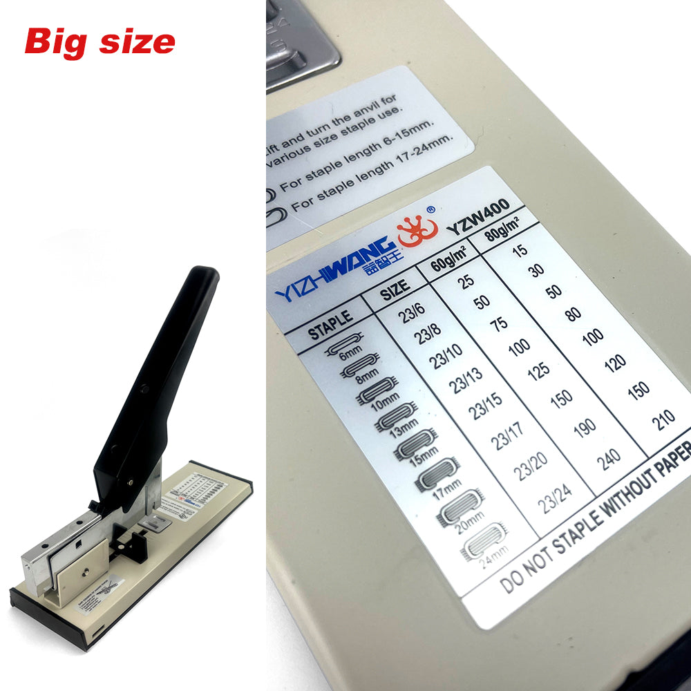Filing & Organisation: Heavy Duty Big Size Stepler With Free 2000x23/15 Steples Office Stationary