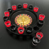 Board Games: Wine Game Shot Drinking Roulette Set with Casino Spin Glass Shot Party Bar Game