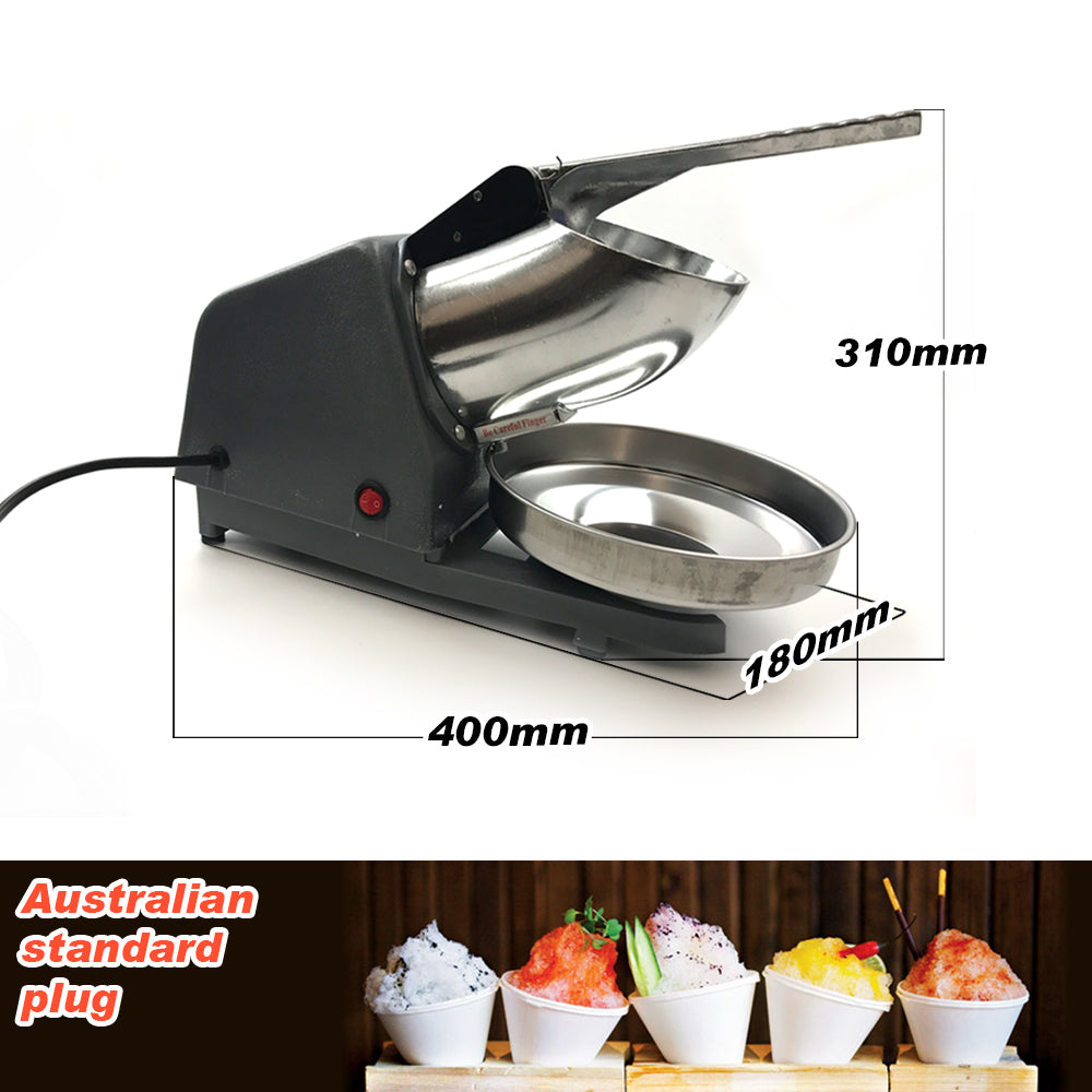 Traffic Control & Parking Tools: Electric Ice Crusher Ice Shaver Snow Cone Maker Machine Home Commercial AU Plug
