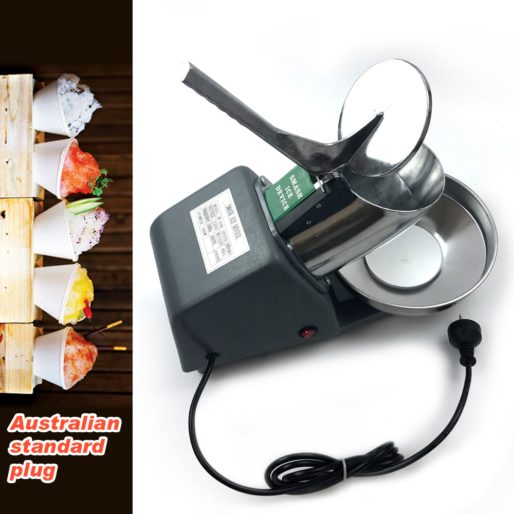 Traffic Control & Parking Tools: Electric Ice Crusher Ice Shaver Snow Cone Maker Machine Home Commercial AU Plug