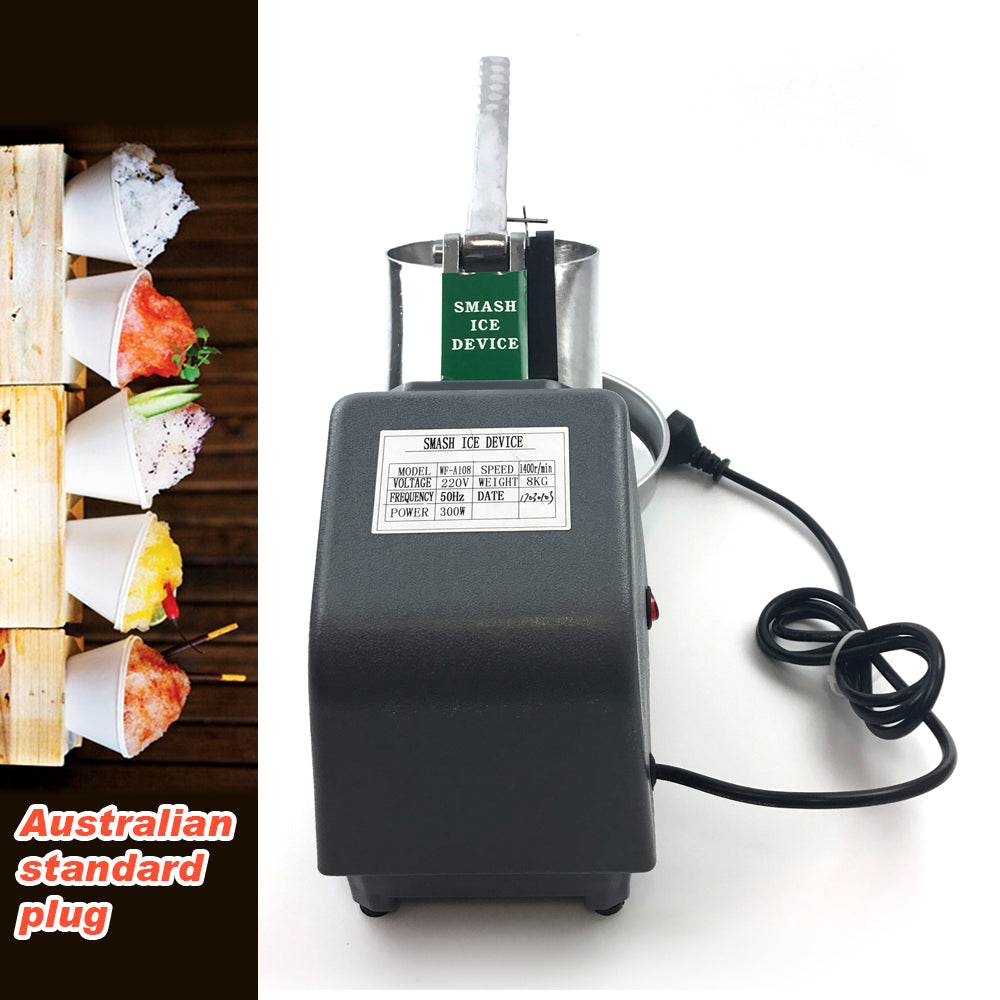 Traffic Control & Parking Tools: Electric Ice Crusher Ice Shaver Snow Cone Maker Machine Home Commercial AU Plug