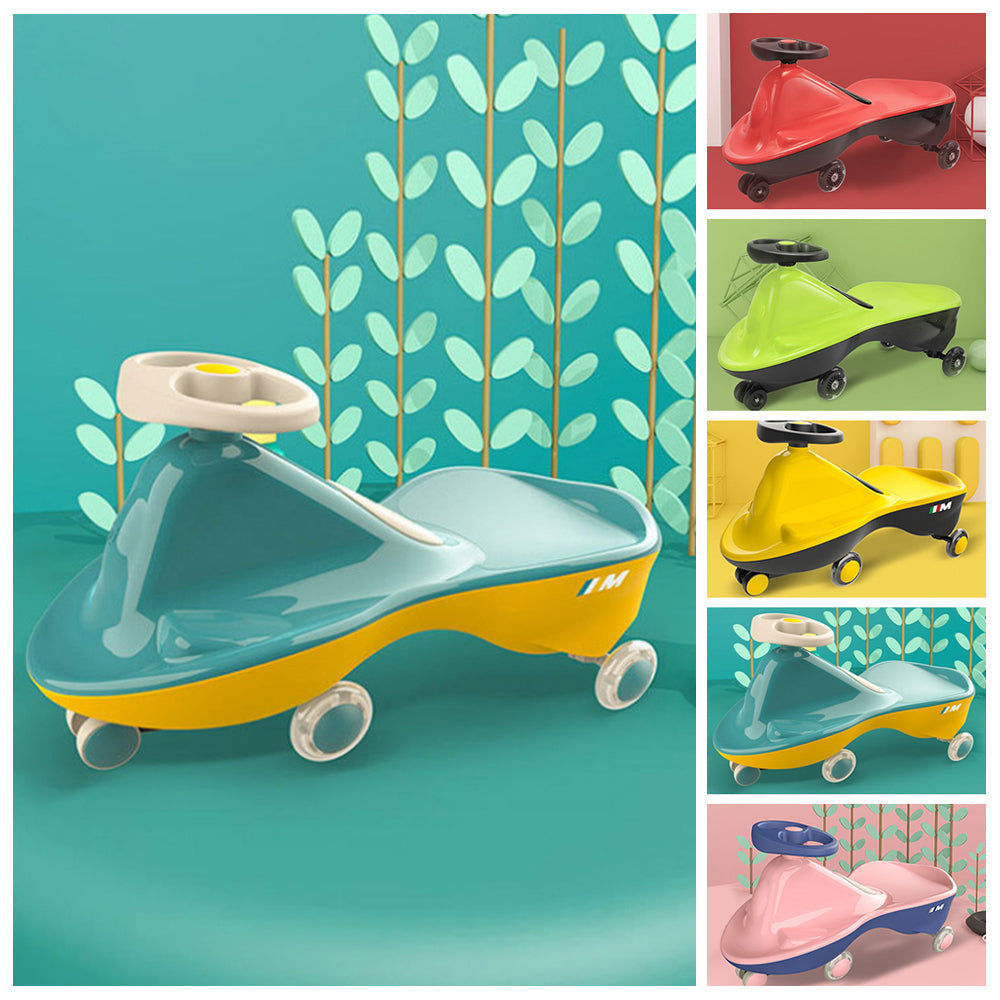 Ride On Cars: Bobisi Green-Glide Walker Swing Car Twist Car Rind On Toy  Italian Designer For Children Outdoor