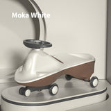 Ride On Cars: Moka White-Glide Walker Swing Car Twist Car Rind On Toy  Italian Designer For Children Outdoor