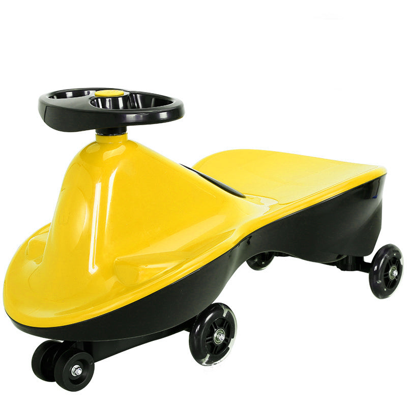 Ride On Cars: Yellow-Glide Walker Swing Car Twist Car Rind On Toy  Italian Designer For Children Outdoor