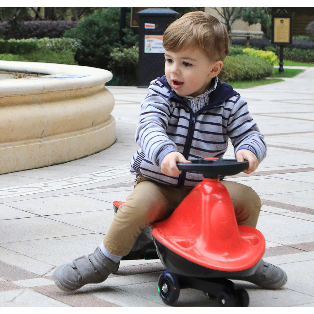 Ride On Cars: Yellow-Glide Walker Swing Car Twist Car Rind On Toy  Italian Designer For Children Outdoor