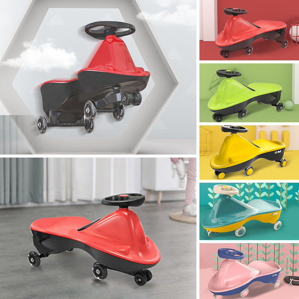 Ride On Cars: Yellow-Glide Walker Swing Car Twist Car Rind On Toy  Italian Designer For Children Outdoor