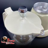 Coffee Machines & Accessories: Latest Styles Electric Aluminum Espresso Moka Coffee Maker 3cups Italian Classic - Cream