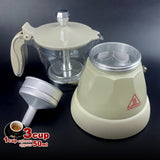 Coffee Machines & Accessories: Latest Styles Electric Aluminum Espresso Moka Coffee Maker 3cups Italian Classic - Cream