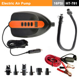 Air Pumps: Electric 16PSI HT-781 High Pressure SUP Electric Air Pump 12V DC Paddle Board 16/20PSI Auto-Off