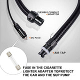 Air Pumps: Electric 20PSI HT-782 High Pressure SUP Electric Air Pump 12V DC Paddle Board