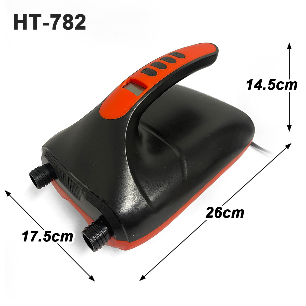 Air Pumps: Electric 20PSI HT-782 High Pressure SUP Electric Air Pump 12V DC Paddle Board