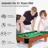 Activity Toys: Wooden Mini Snooker Tables Billiards Game Pool Table Set Toy Extra Size For Kids