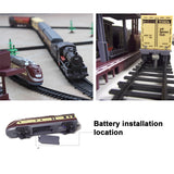 Activity Toys: Electric Classic Toy Train Set Vehicle Rail Track Carriages Kids