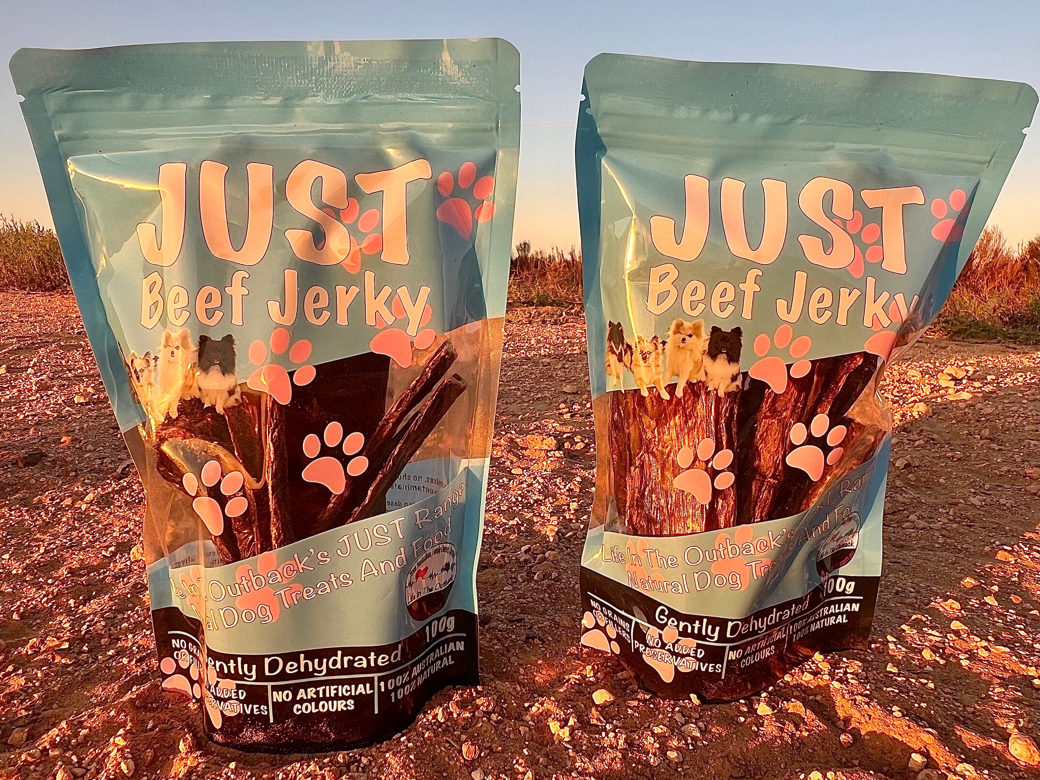 Dog Food: 1x Just Beef Jerky