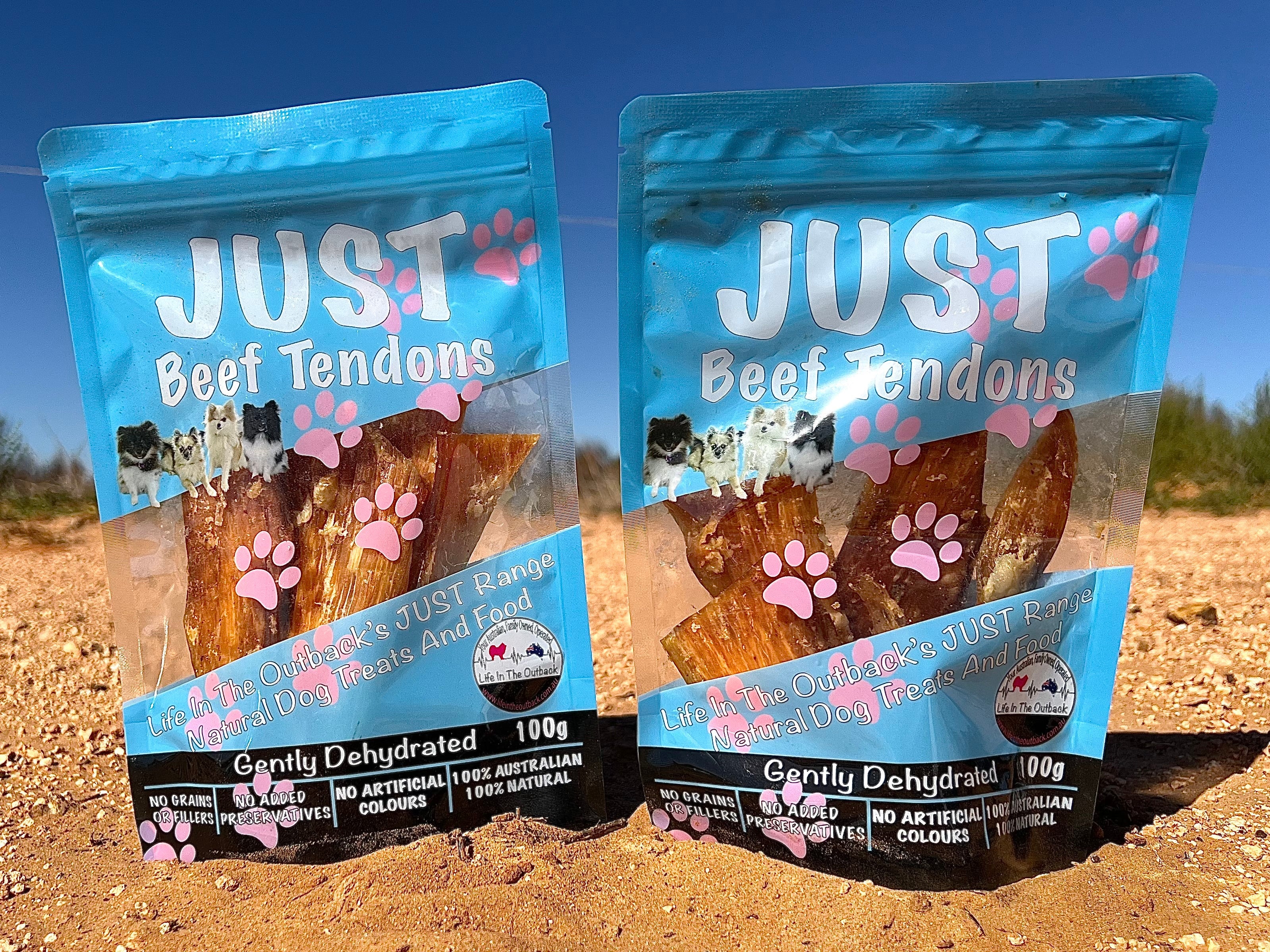 Dog Food: 1x Just Beef Tendons