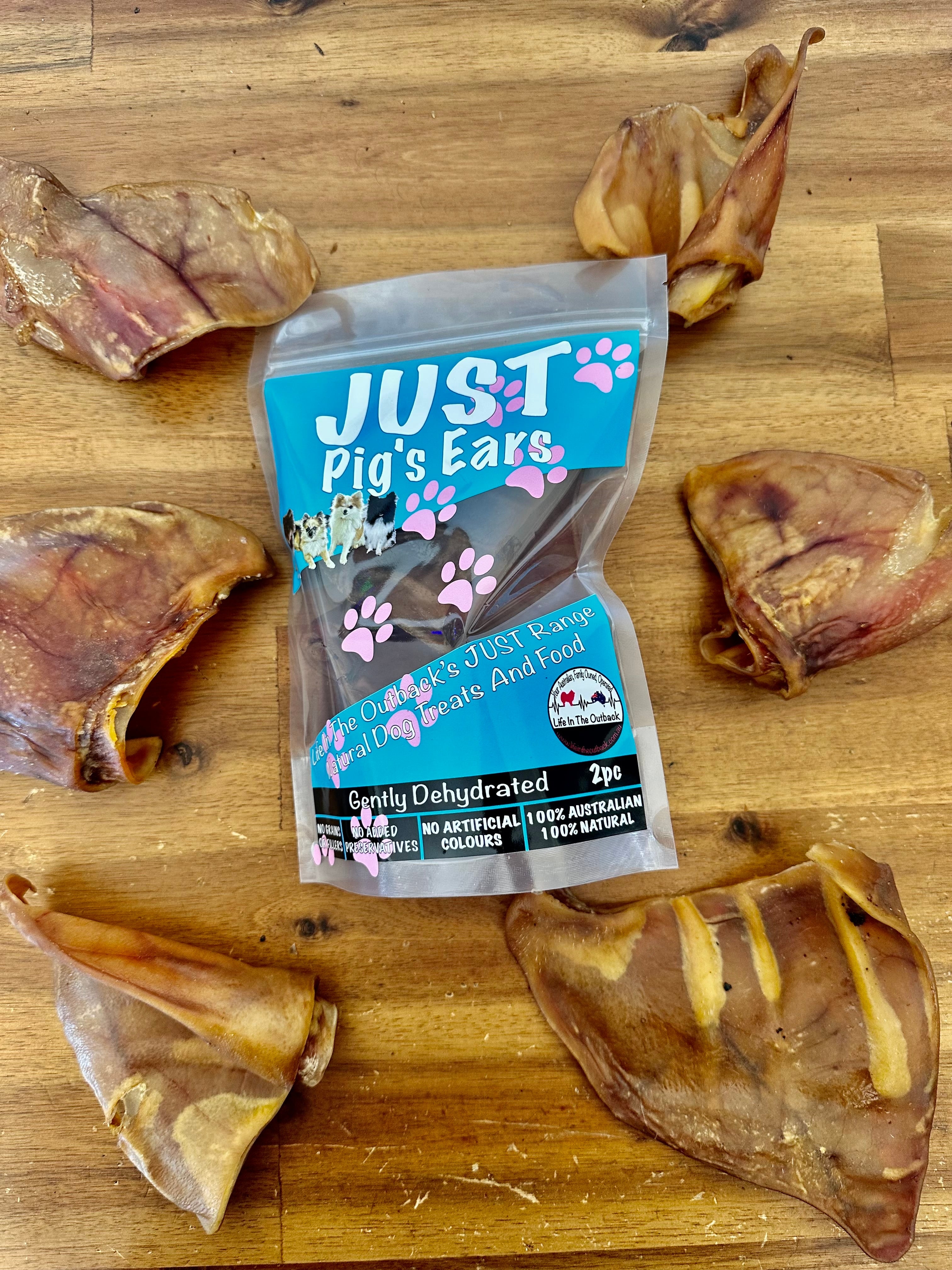 Dog Food: 1x Just Pig's Ears
