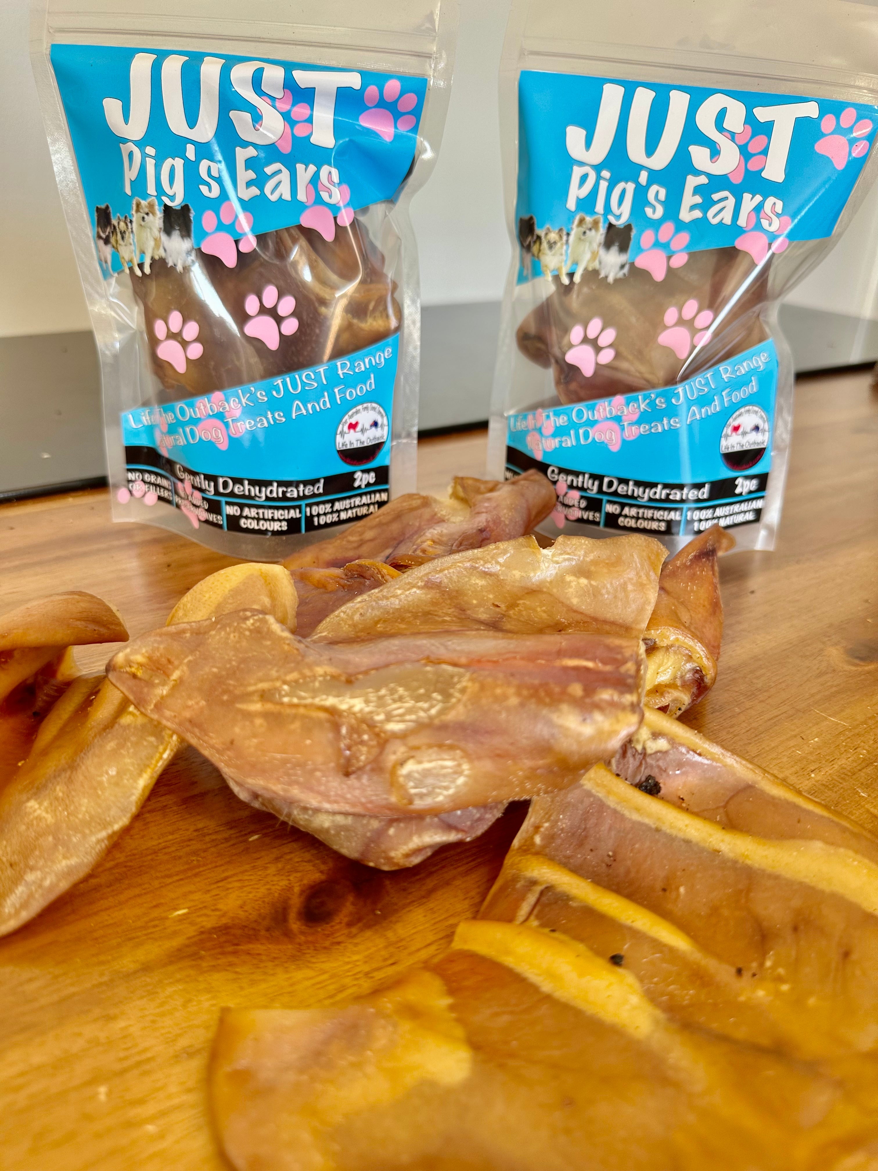 Dog Food: 1x Just Pig's Ears